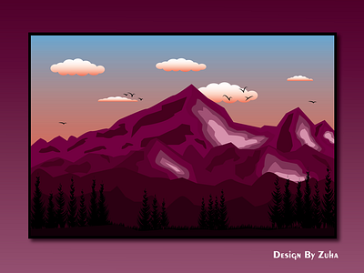 Mountains Illustration