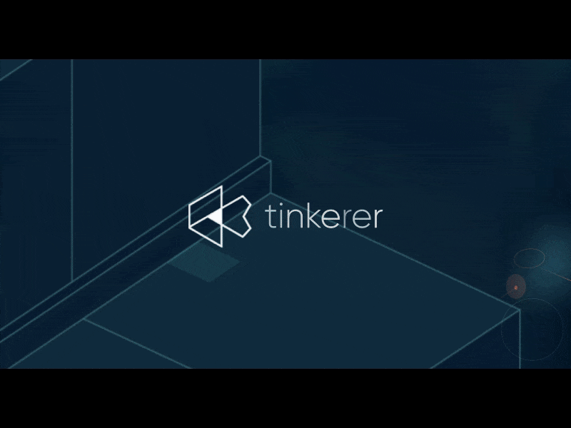 Tinkerer Animation ae animation beacon boxes factory forklift gogoapps iot pallet signal truck warehouse
