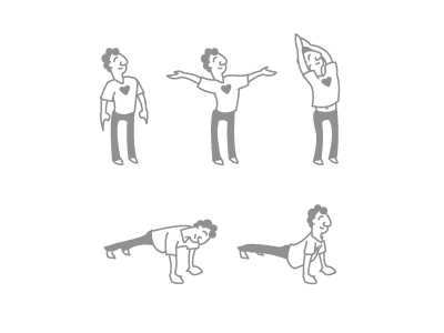 Yoga Flip Book