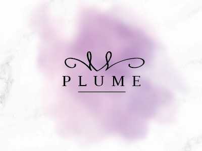Plume the night boutique branding illustration plume soft