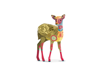 Just a colorful Deer