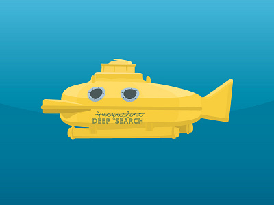 Just a simple illustration illustration lifeaquatic submarine vector yellow