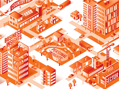 ING Cities In A Click building city illustration ing isometric park vector