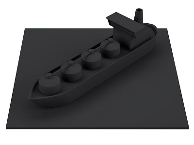 Both Ends Boat 3d cgi gas illustration subsidies