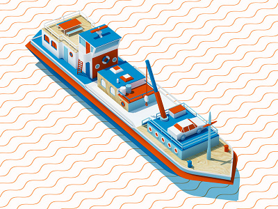 Boathouse1 3d boat boathouse cgi house illustration