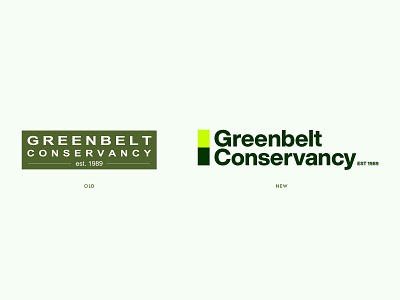 Greenbelt Conservancy Brand Redesign Exercise art direction brand brand design branding branding and identity creative direction design design system graphic design identity design logo typography