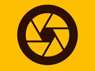 Golden Shutter brand branding design gold icon identity illustration logo shutter vector
