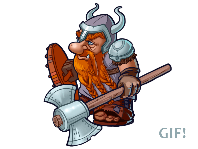 Dwarf's emotions animation beard character character design dwarf emotion game