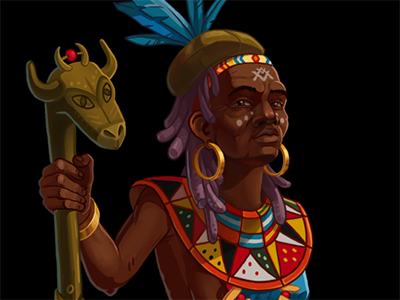 Old Shaman africa character character design concept fantasy game magic old shaman tribe woman