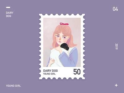 6DAY_Dairy Dog illustration love