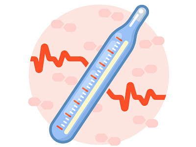 Care Redirection care health healthcare illustration temperature thermometer vector