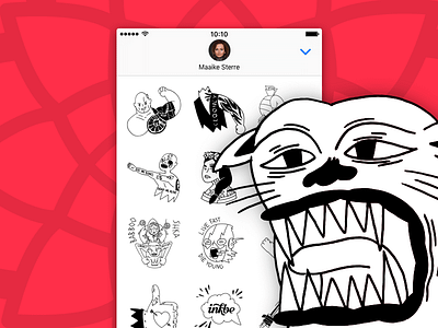 Inkbe iMessage Sticker Pack download free imessage inkbe ios ipad sticker