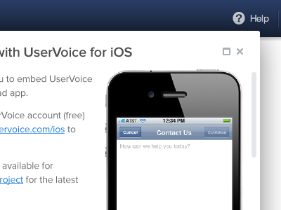 Iconography touchpoint uservoice