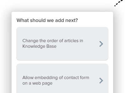 SmartVote touchpoint uservoice