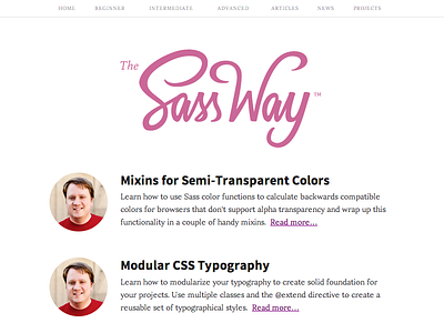 The Sass Way Redesign