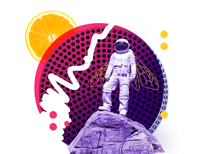 Launchable Astronaut illustration launchable
