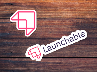 Launchable Stickers! launchable logo stickers