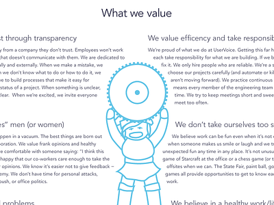 What we value