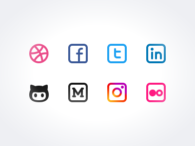 Sneak Peak 3: Social Icons icon pack