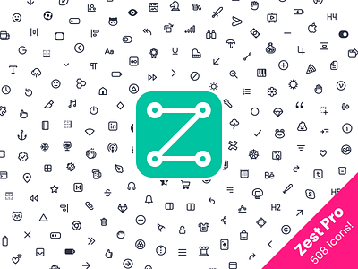 Zest Pro Icons design icons icons pack icons set