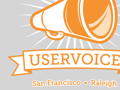 Retro UserVoice Logo logo