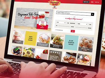 Recipe Website food form grid recipe responsive search ui ux