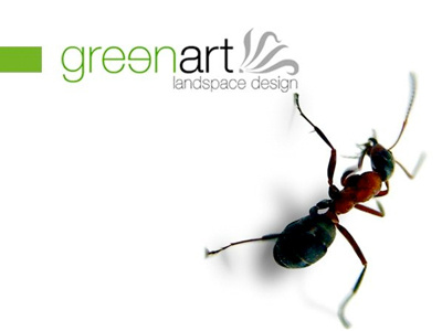 Greenart Logotype art design green identity landspace logo logotype