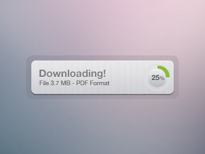 Downloading box css3 download downloading interface jquery modal percent percentage ui