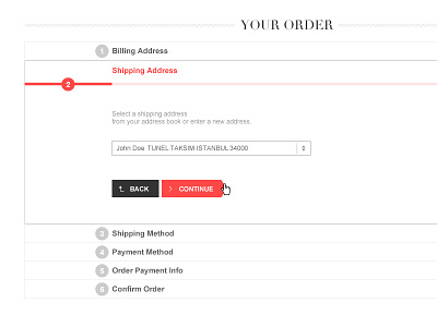Your Order checkout checkout progress clean e commerce minimal page ui user interface web design your order