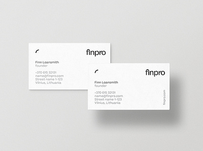 finpro branding finance identity logo wordmark