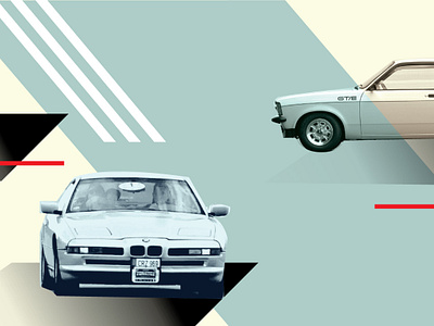 STRADA branding car illustration