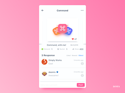 Dribbble Mobile daily