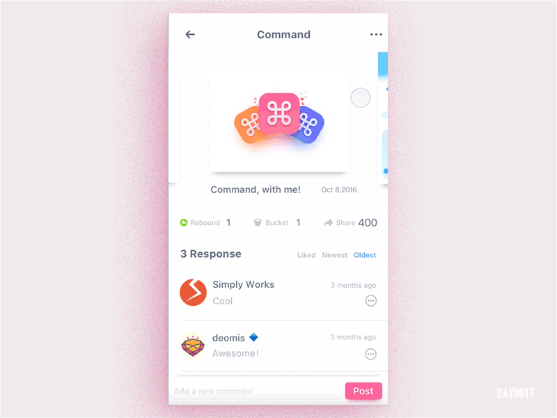 Gif Dribbble mobile daily