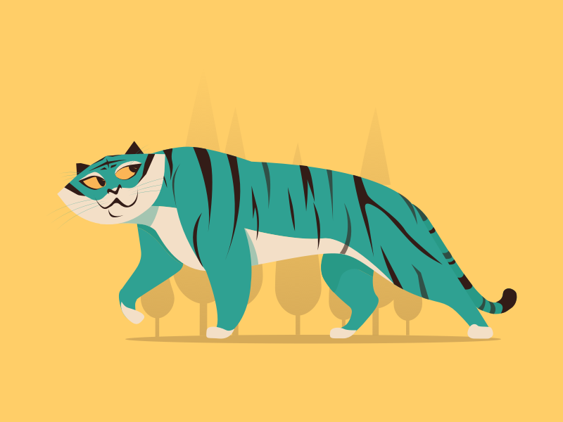 Tiger by Otter9 on Dribbble