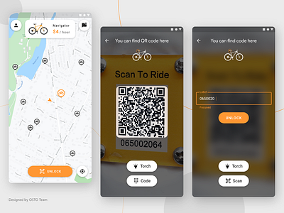 Bicycle Rental App Design