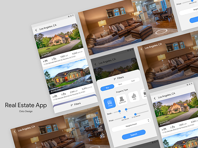 Real Estate App agent buy estate estate agent home house product design property rent town house ui design ui kit ui kits uidesign villa