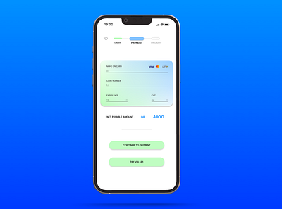 #2 Credit Card checkout app graphic design ui user interface