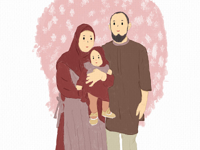 Happy Family branding design drawing graphic design illustration vector