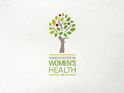 AWHPA logo bird green health leaves logo tree womens