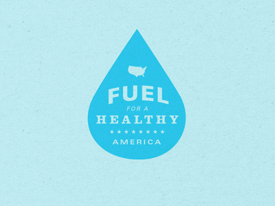 ICM Logo america blue drop fuel healthy logo