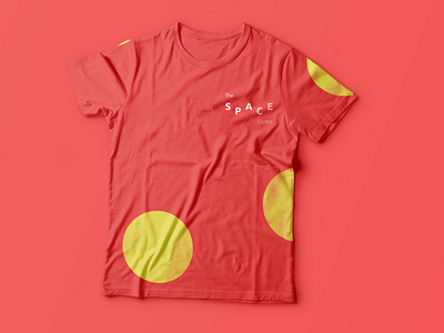 The Space Centre branding colour concept t shirt