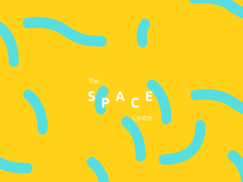 The Space Centre branding colour concept motion