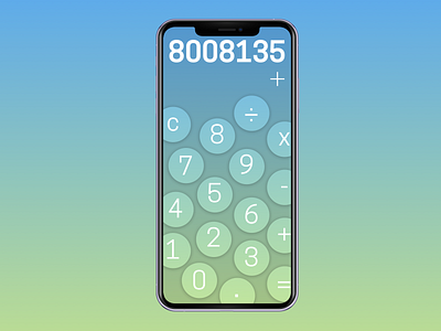 Daily UI 004 - Calculator Design