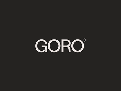 GORO Logo animation branding design logo