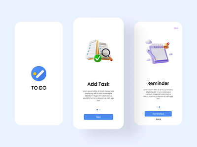 TO DO Application app design graphic design ui ux