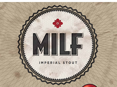 Mbc Milf Label07 beer brewery craft beer packaging typography