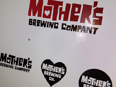 Mother's Logo Exploration 03 brewery craft beer logo typography