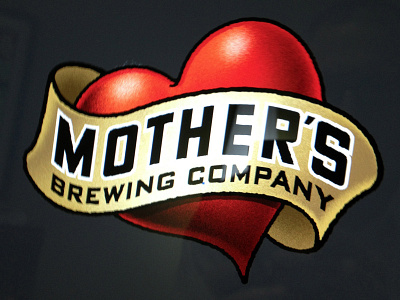 Mother's Brewing Company Logo brewery craft beer logo typography