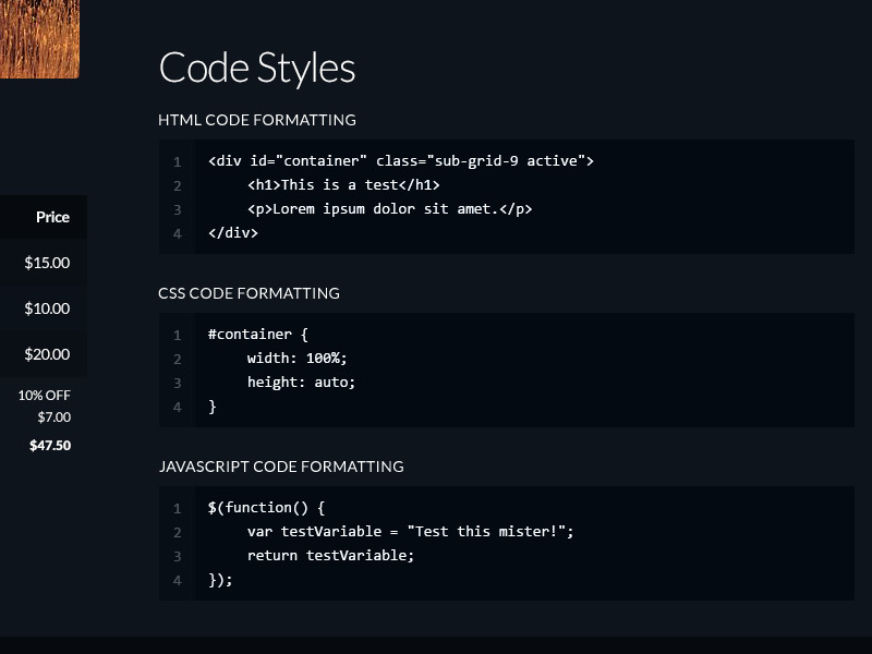 Bandzest - Code formatting by Jack Oliver on Dribbble