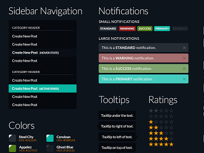 Sticky Sidebar Navigation